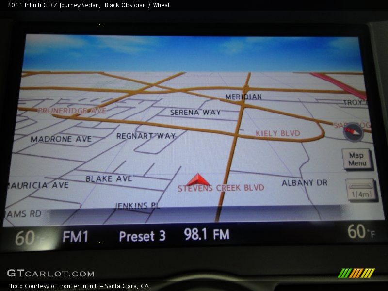 Black Obsidian / Wheat 2011 Infiniti G 37 Journey Sedan