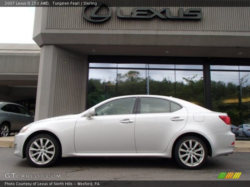 Tungsten Pearl / Sterling 2007 Lexus IS 250 AWD