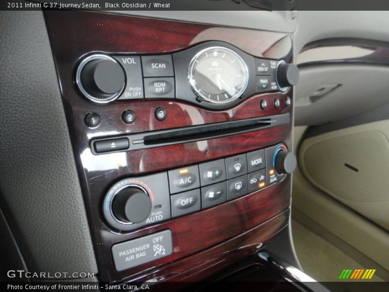 Black Obsidian / Wheat 2011 Infiniti G 37 Journey Sedan
