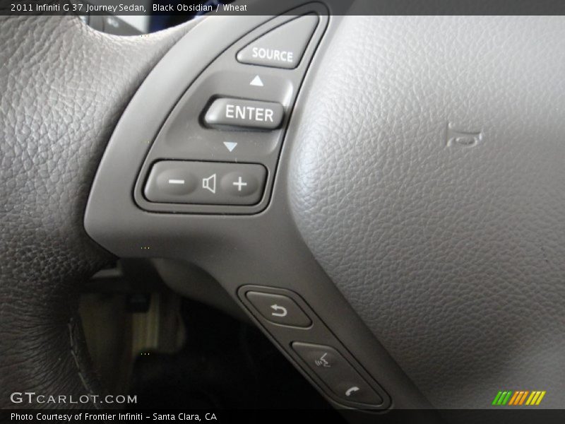 Black Obsidian / Wheat 2011 Infiniti G 37 Journey Sedan