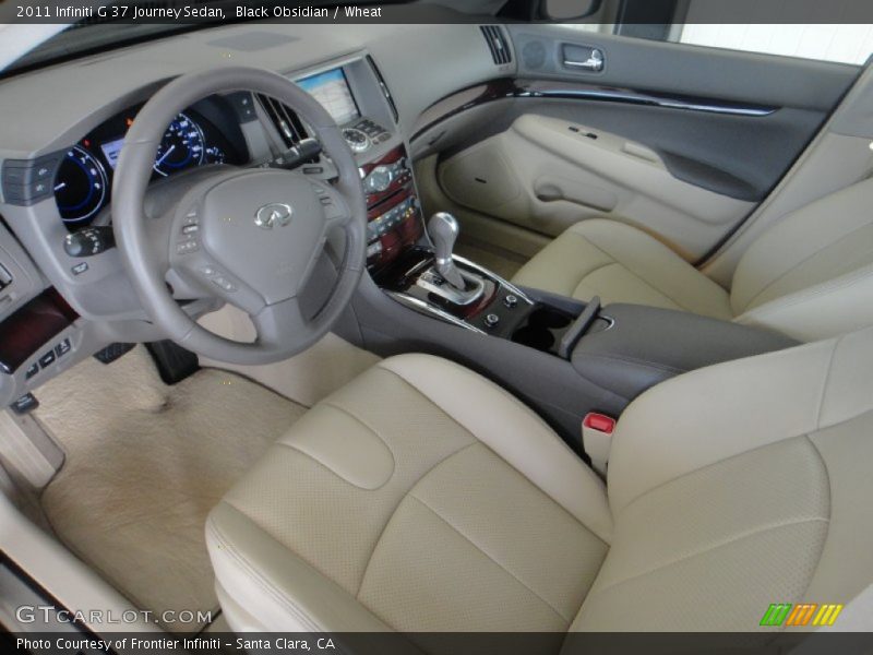 Black Obsidian / Wheat 2011 Infiniti G 37 Journey Sedan