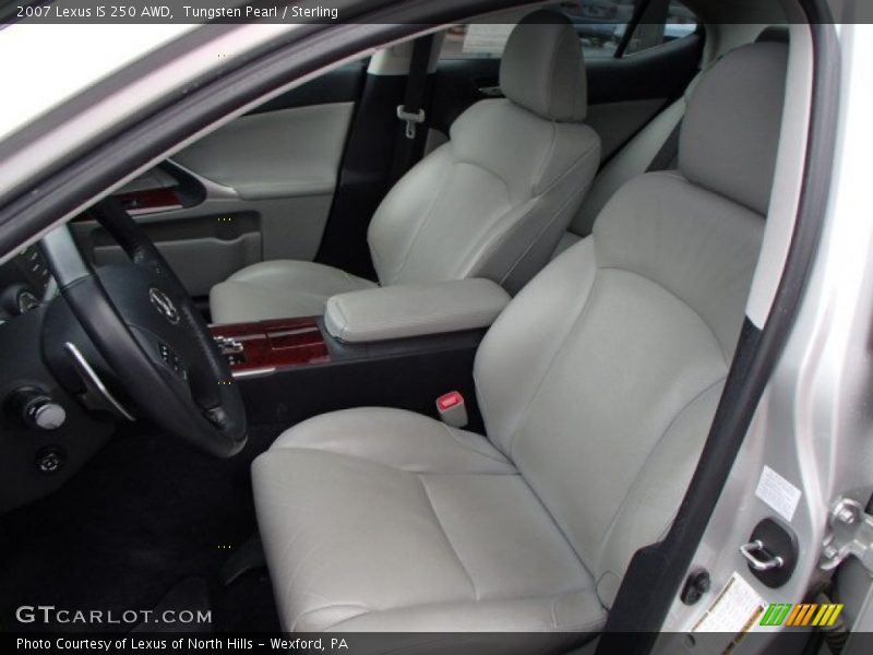 Front Seat of 2007 IS 250 AWD