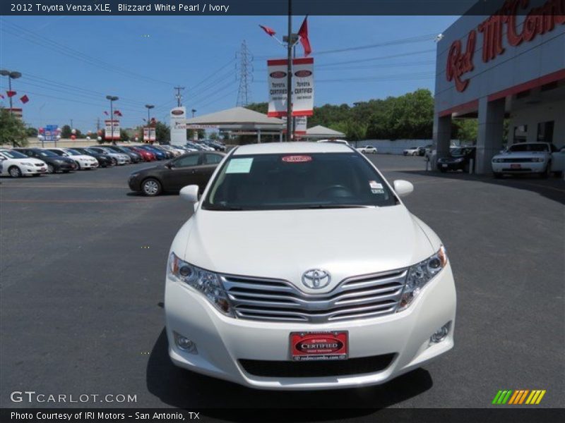 Blizzard White Pearl / Ivory 2012 Toyota Venza XLE