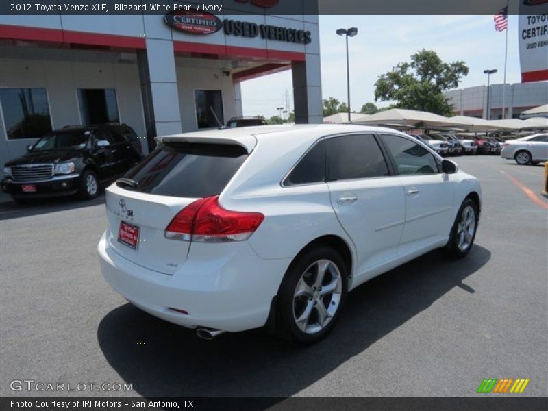 Blizzard White Pearl / Ivory 2012 Toyota Venza XLE
