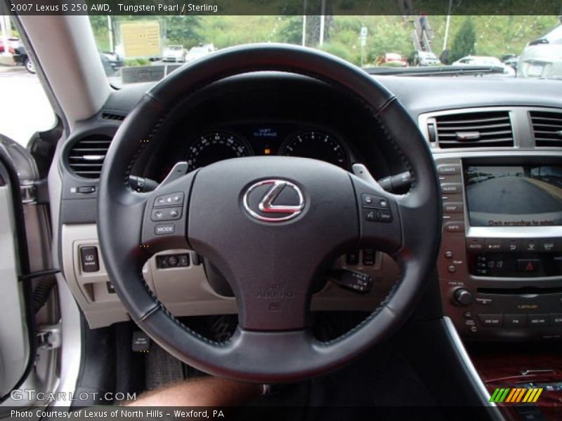 Tungsten Pearl / Sterling 2007 Lexus IS 250 AWD