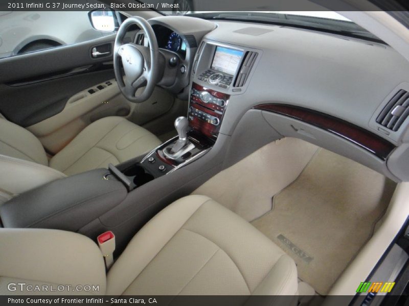 Black Obsidian / Wheat 2011 Infiniti G 37 Journey Sedan