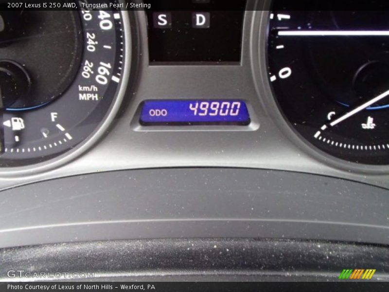 Tungsten Pearl / Sterling 2007 Lexus IS 250 AWD