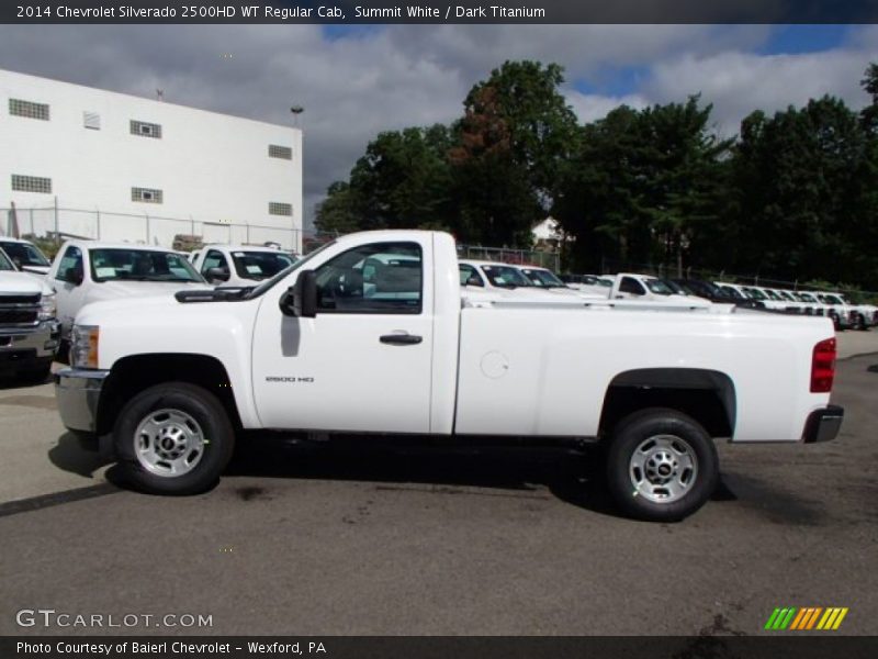 Summit White / Dark Titanium 2014 Chevrolet Silverado 2500HD WT Regular Cab