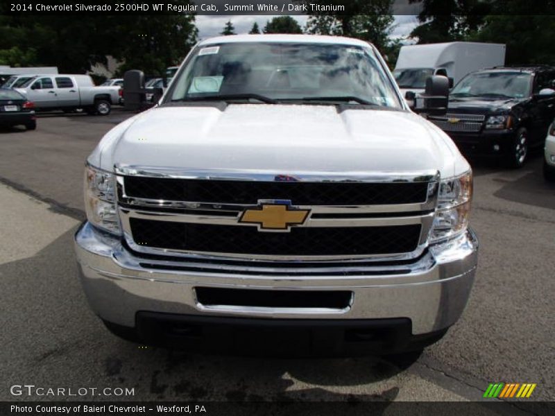Summit White / Dark Titanium 2014 Chevrolet Silverado 2500HD WT Regular Cab