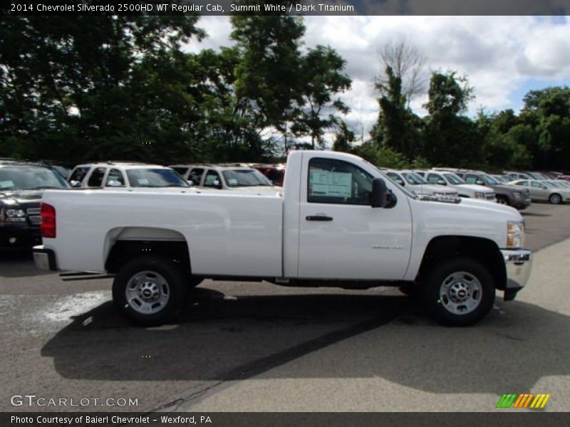 Summit White / Dark Titanium 2014 Chevrolet Silverado 2500HD WT Regular Cab