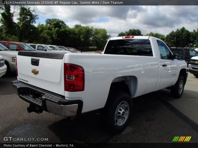 Summit White / Dark Titanium 2014 Chevrolet Silverado 2500HD WT Regular Cab