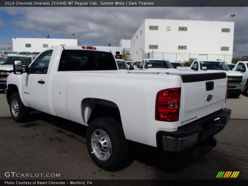 Summit White / Dark Titanium 2014 Chevrolet Silverado 2500HD WT Regular Cab