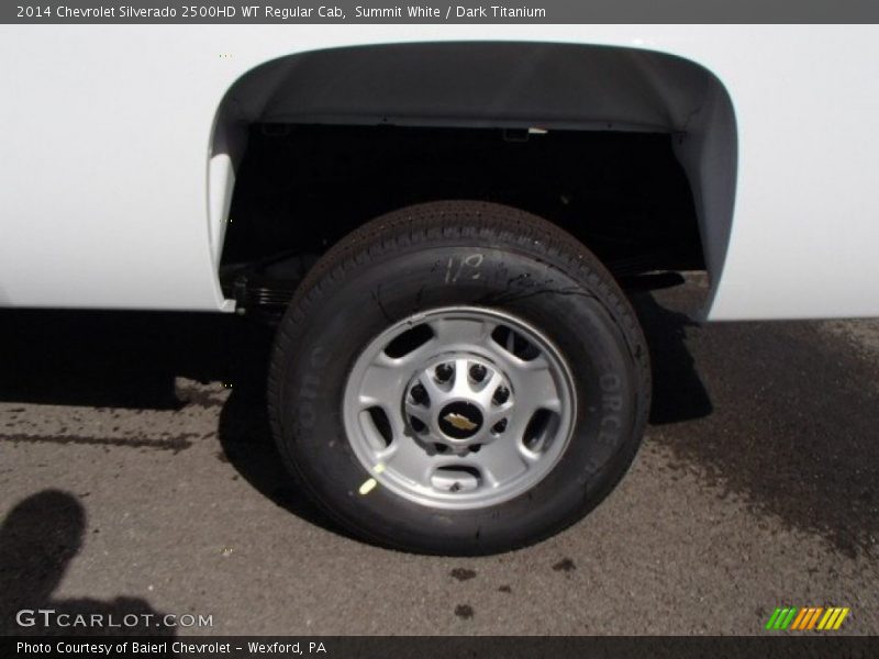 Summit White / Dark Titanium 2014 Chevrolet Silverado 2500HD WT Regular Cab