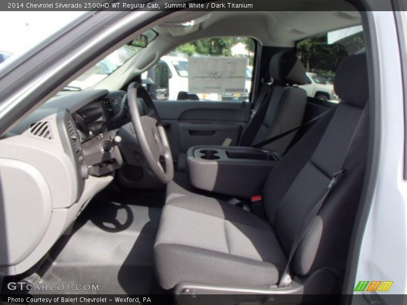 Summit White / Dark Titanium 2014 Chevrolet Silverado 2500HD WT Regular Cab