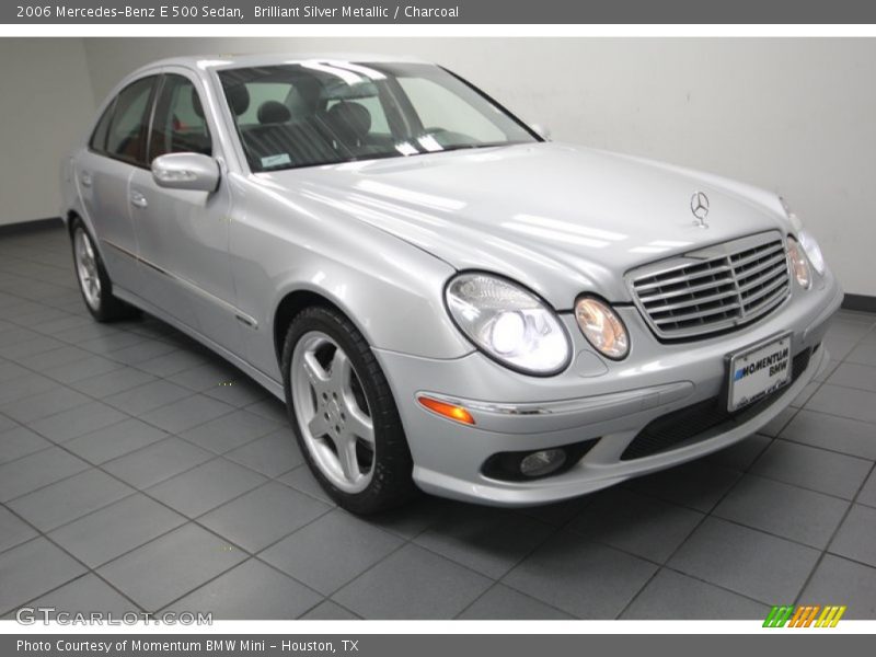 Brilliant Silver Metallic / Charcoal 2006 Mercedes-Benz E 500 Sedan