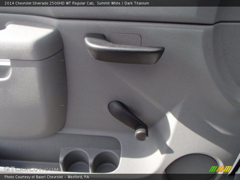 Summit White / Dark Titanium 2014 Chevrolet Silverado 2500HD WT Regular Cab