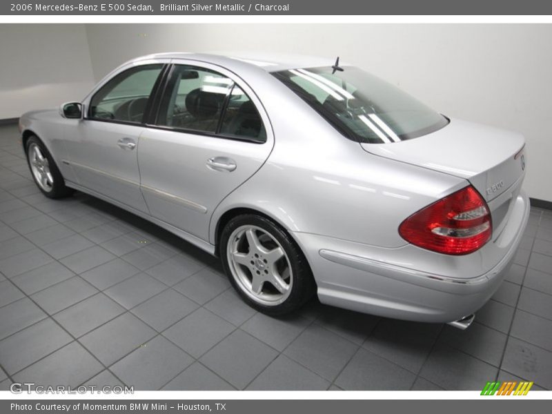 Brilliant Silver Metallic / Charcoal 2006 Mercedes-Benz E 500 Sedan