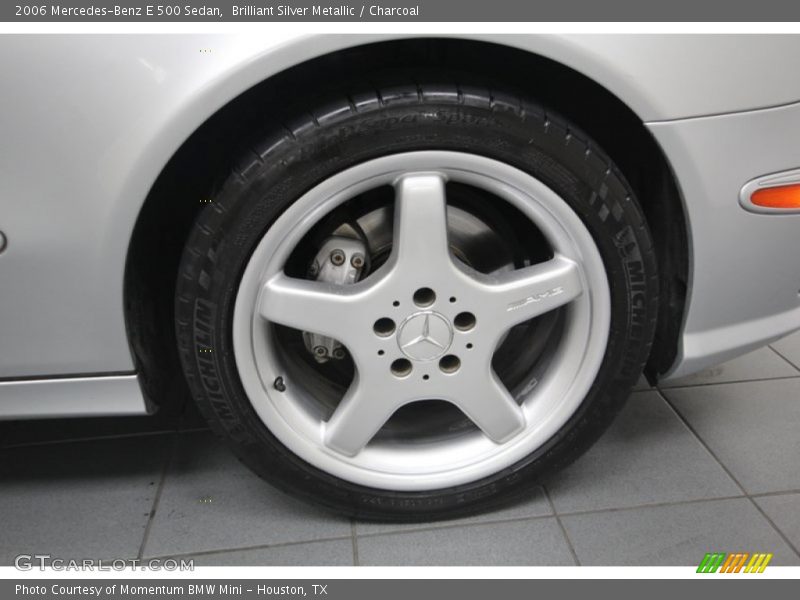 Brilliant Silver Metallic / Charcoal 2006 Mercedes-Benz E 500 Sedan