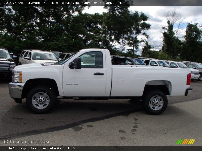 Summit White / Dark Titanium 2014 Chevrolet Silverado 2500HD WT Regular Cab