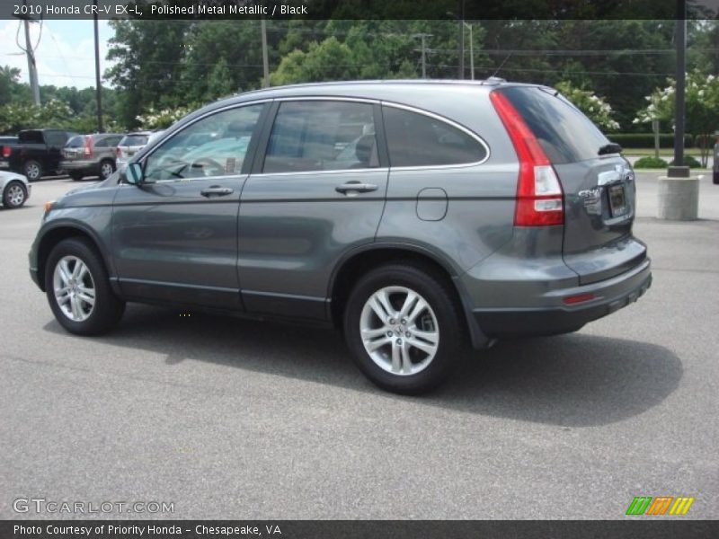 Polished Metal Metallic / Black 2010 Honda CR-V EX-L