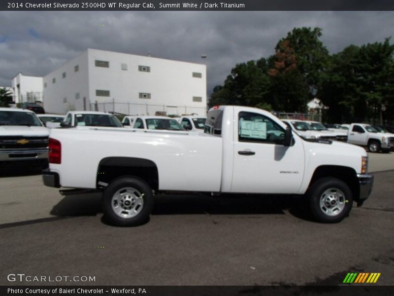 Summit White / Dark Titanium 2014 Chevrolet Silverado 2500HD WT Regular Cab