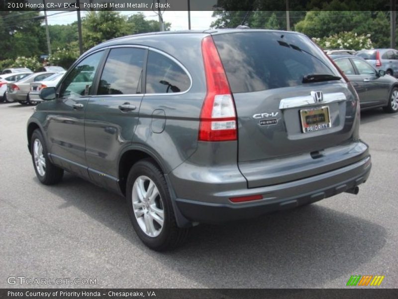 Polished Metal Metallic / Black 2010 Honda CR-V EX-L
