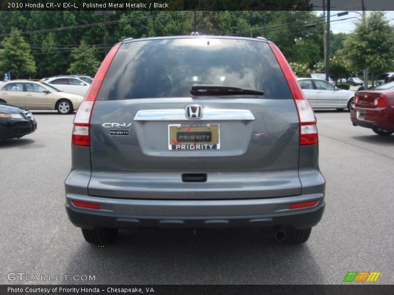 Polished Metal Metallic / Black 2010 Honda CR-V EX-L