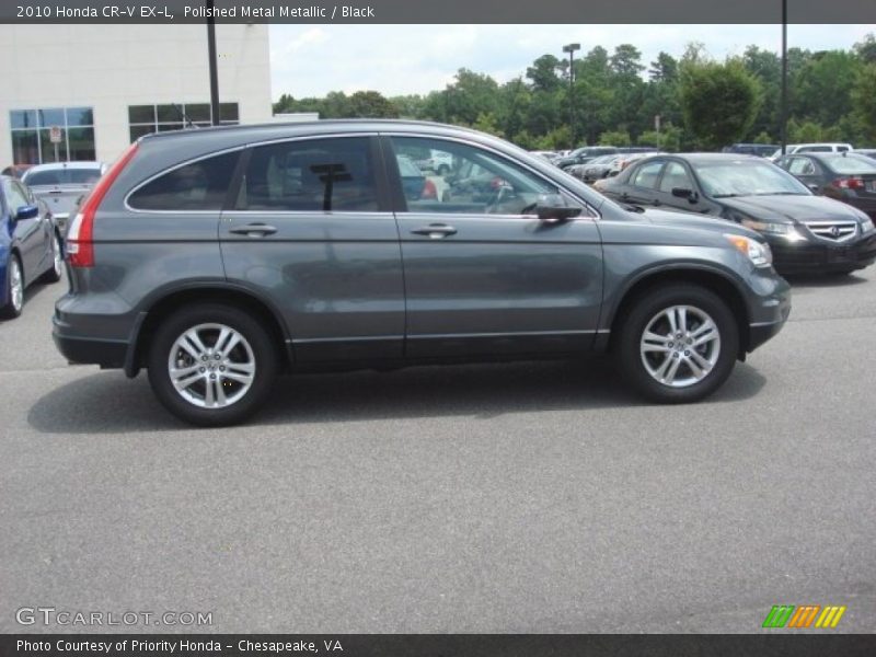 Polished Metal Metallic / Black 2010 Honda CR-V EX-L