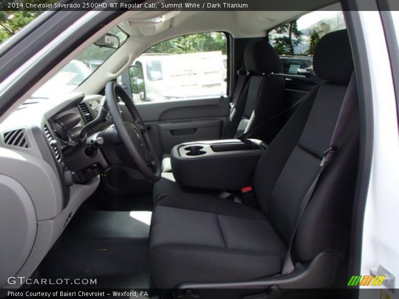 Summit White / Dark Titanium 2014 Chevrolet Silverado 2500HD WT Regular Cab