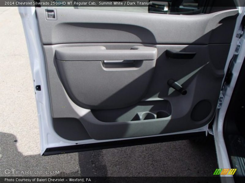 Summit White / Dark Titanium 2014 Chevrolet Silverado 2500HD WT Regular Cab