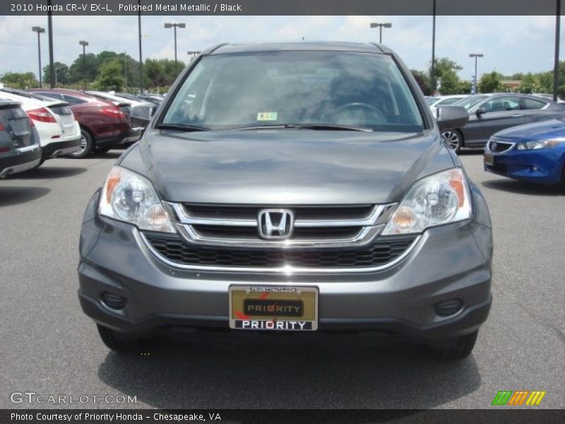 Polished Metal Metallic / Black 2010 Honda CR-V EX-L