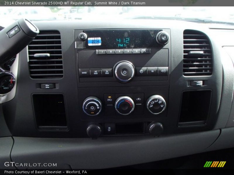 Summit White / Dark Titanium 2014 Chevrolet Silverado 2500HD WT Regular Cab