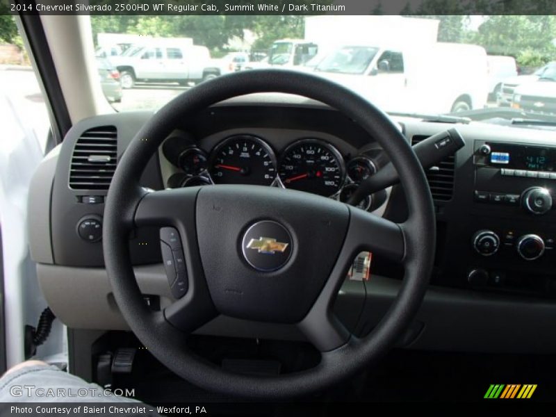 Summit White / Dark Titanium 2014 Chevrolet Silverado 2500HD WT Regular Cab