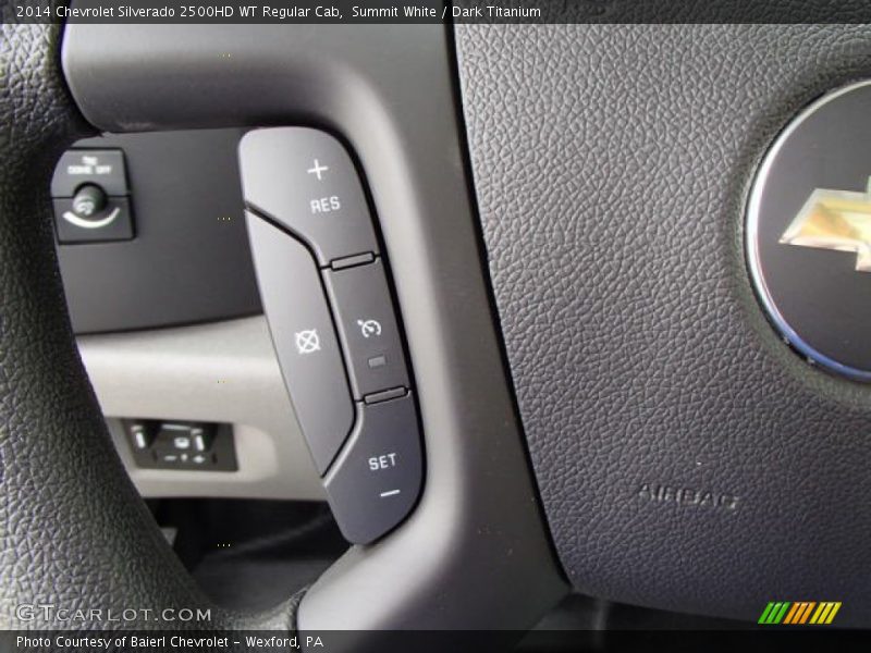 Summit White / Dark Titanium 2014 Chevrolet Silverado 2500HD WT Regular Cab