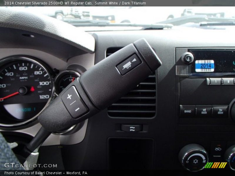 Summit White / Dark Titanium 2014 Chevrolet Silverado 2500HD WT Regular Cab