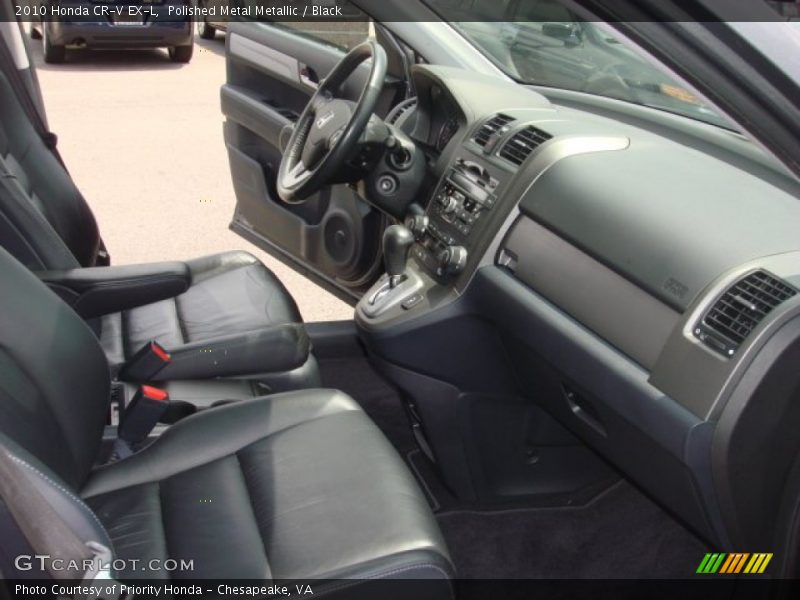 Polished Metal Metallic / Black 2010 Honda CR-V EX-L