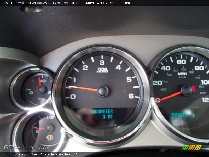 Summit White / Dark Titanium 2014 Chevrolet Silverado 2500HD WT Regular Cab