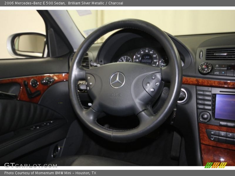 Brilliant Silver Metallic / Charcoal 2006 Mercedes-Benz E 500 Sedan