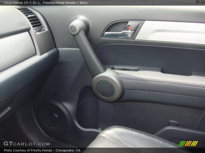 Polished Metal Metallic / Black 2010 Honda CR-V EX-L