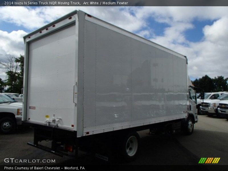 Arc White / Medium Pewter 2014 Isuzu N Series Truck NQR Moving Truck