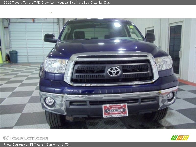 Nautical Blue Metallic / Graphite Gray 2010 Toyota Tundra TRD CrewMax