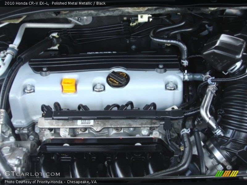 Polished Metal Metallic / Black 2010 Honda CR-V EX-L