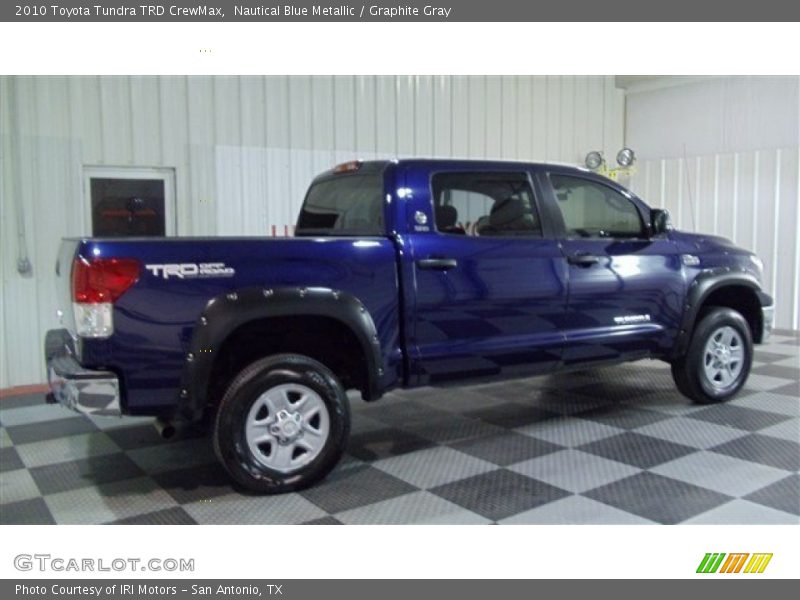 Nautical Blue Metallic / Graphite Gray 2010 Toyota Tundra TRD CrewMax