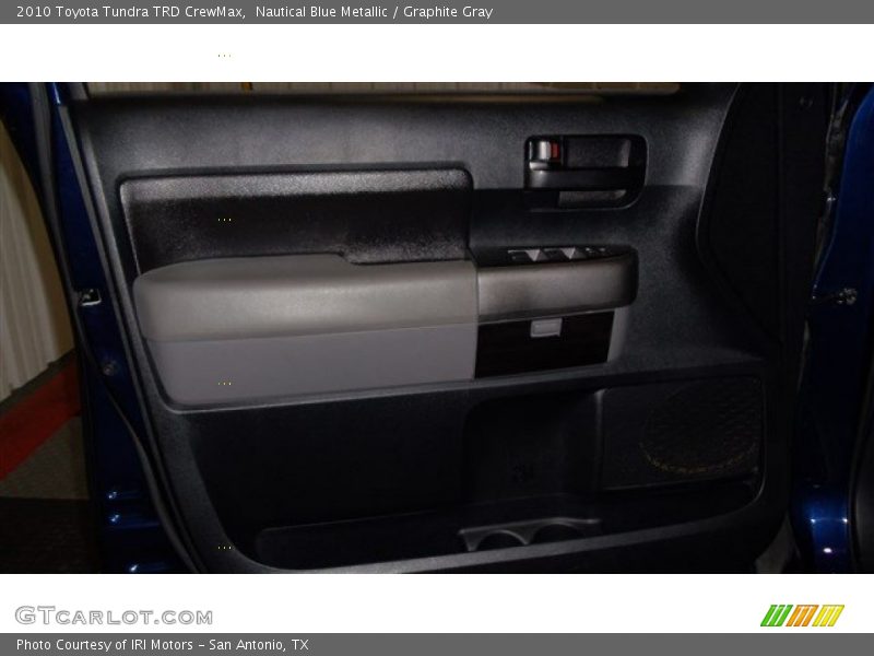 Nautical Blue Metallic / Graphite Gray 2010 Toyota Tundra TRD CrewMax