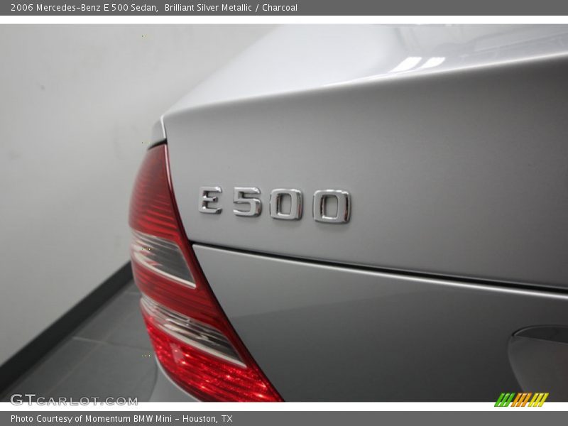 Brilliant Silver Metallic / Charcoal 2006 Mercedes-Benz E 500 Sedan