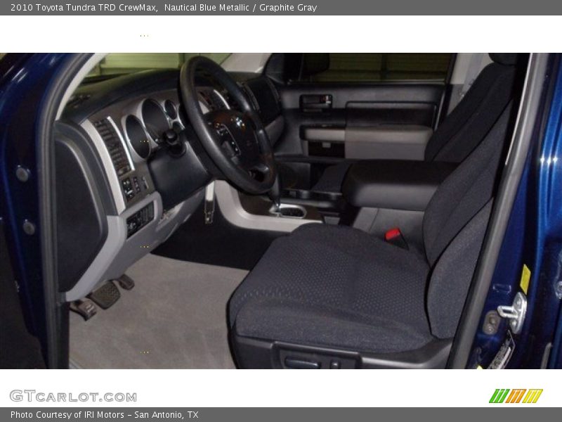Nautical Blue Metallic / Graphite Gray 2010 Toyota Tundra TRD CrewMax