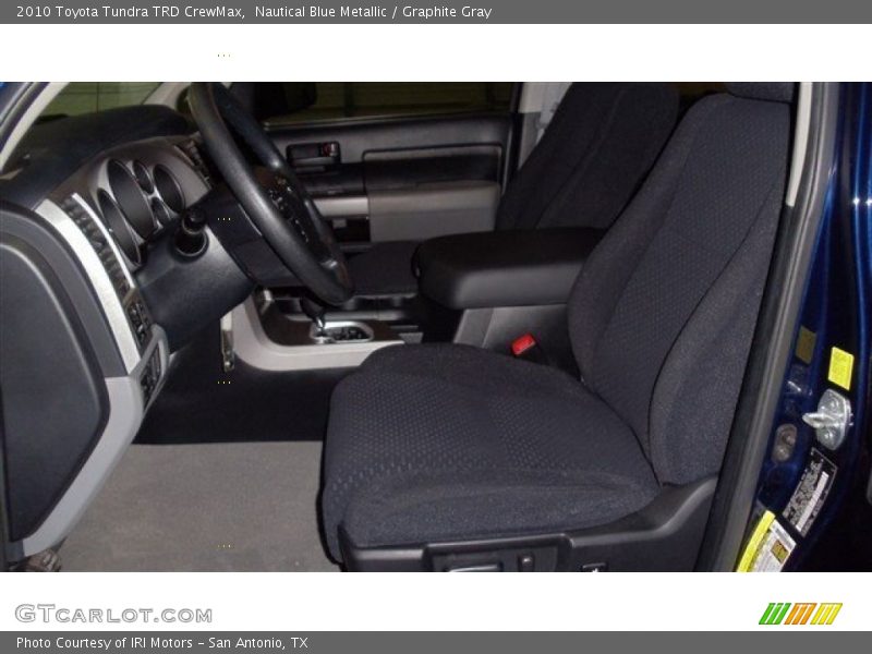 Nautical Blue Metallic / Graphite Gray 2010 Toyota Tundra TRD CrewMax