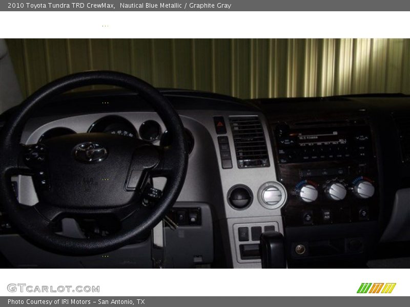 Nautical Blue Metallic / Graphite Gray 2010 Toyota Tundra TRD CrewMax