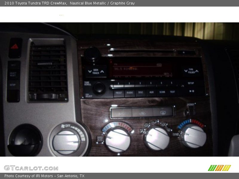 Nautical Blue Metallic / Graphite Gray 2010 Toyota Tundra TRD CrewMax