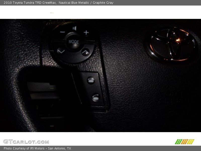 Nautical Blue Metallic / Graphite Gray 2010 Toyota Tundra TRD CrewMax